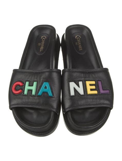 mens chanel sliders|chanel slides price.